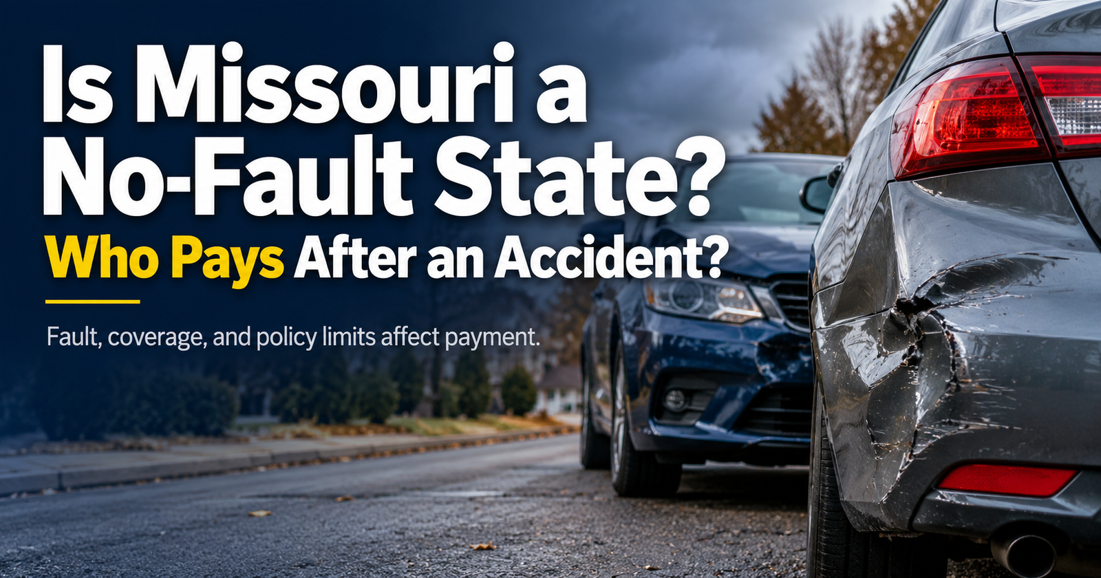Is Missouri a No-Fault State? Who Pays After an Accident?